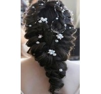 Vestuvinis plaukų aksesuaras "Pearl Tiara" 