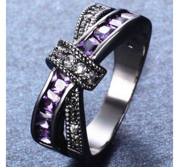 Žiedas "Purple Amethyst"